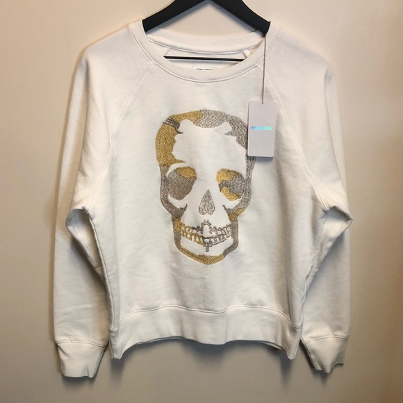 NWT Zadig & Voltaire Skull Sweatshirt - Picture 2 of 6